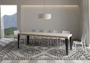  Tavolo Allungabile 160-264x90x77 cm Flame Cashmere Telaio Antracite