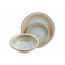 Servizio Piatti 18 Pezzi in Gres Villa d'Este Sombrero Light