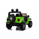 Macchina Elettrica per Bambini Fuoristrada Jeep Wrangler Rubicon 12V con Telecomando Verde