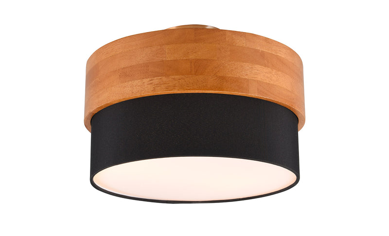 Plafoniera da Interno Attacco E14 in Metallo Nichel Satinato 