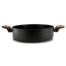 Tegame Ø 28 cm Antiaderente Induzione Silex Elegance Wood Nero