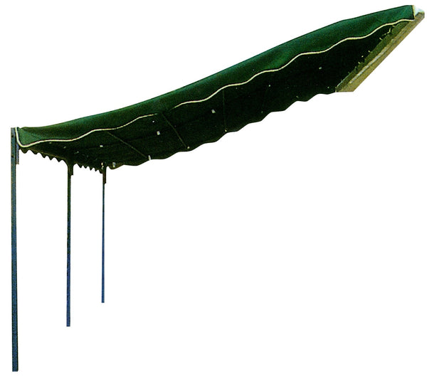 Pergola a Parete da Giardino in Acciaio 3x4m Bauer Verde sconto