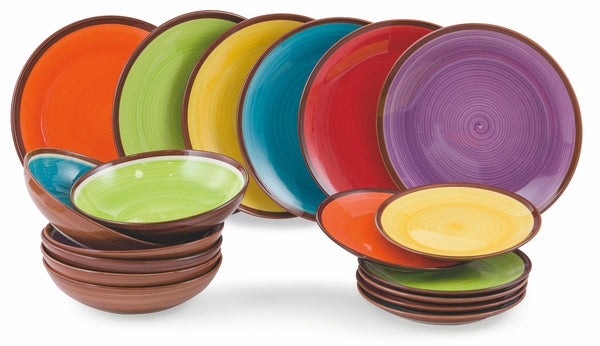 Servizio Piatti 18 Pezzi in Hard Dolomite Villa d'Este Home Tivoli Mexico prezzo