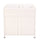 Mobile Lavatoio da Esterno in Polipropilene e Alluminio 75x60x83 cm con Doppia Vasca Bianco