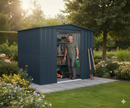 Casetta Box da Giardino 245x185xH198 cm in Lamiera Antracite