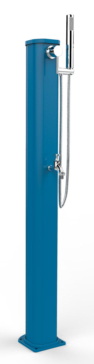 prezzo Doccia da Giardino Miscelatore Doccetta e Lavapiedi Arkema Jolly Go Light Blue