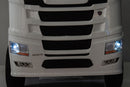 Camion Elettrico per Bambini 126x68x102 cm 24V Scania Bianco  