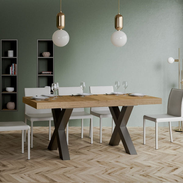 sconto Tavolo 180x90x77 cm Traffic Fix Quercia Naturale