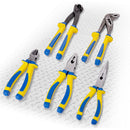 Set 5 Pinze per Bricolage Fai da Te Attrezzi Utensili da Lavoro Manico Ergonomico      