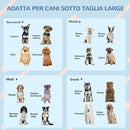 Cuccia per Cani Taglia Media e Grande max 30 kg 84,2x98,2x82 cm in Polipropilene Blu