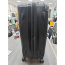 Valigia Rigida Grande 103 L 77x50x30 cm Espandibile con 4 Ruote Girevoli e Angoli Protettivi in ABS Nero      
