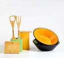 Set Cucina Verde e Arancio 6 Pezzi