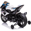 Moto Elettrica per Bambini 12V con Licenza BMW HP4 Race Bianco