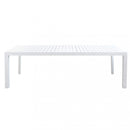 Tavolo Allungabile Houston 135/180x70x75h cm in Alluminio Bianco