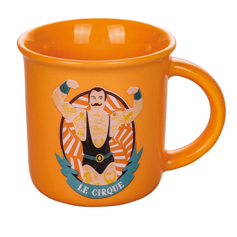 Set 6 Tazzine da Caffè Ø6,5x6,3 cm in Bone China VdE Tivoli 1996 Le cirque