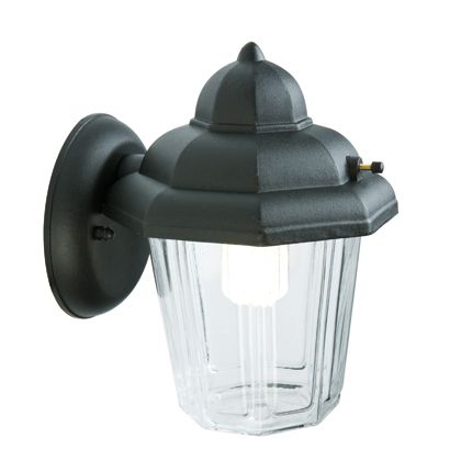 prezzo Lampada Applique Lunga Vetro Chiaro Colore Nero per Esterno Linea Mignon Sovil