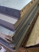Mobile TV 160x35,6x44 cm con Armadietto e Mensola in Legno Grigio Seconda Scelta