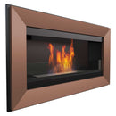 Camino a Bioetanolo da Parete 88x51 cm Flig Las Vegas Bronzo