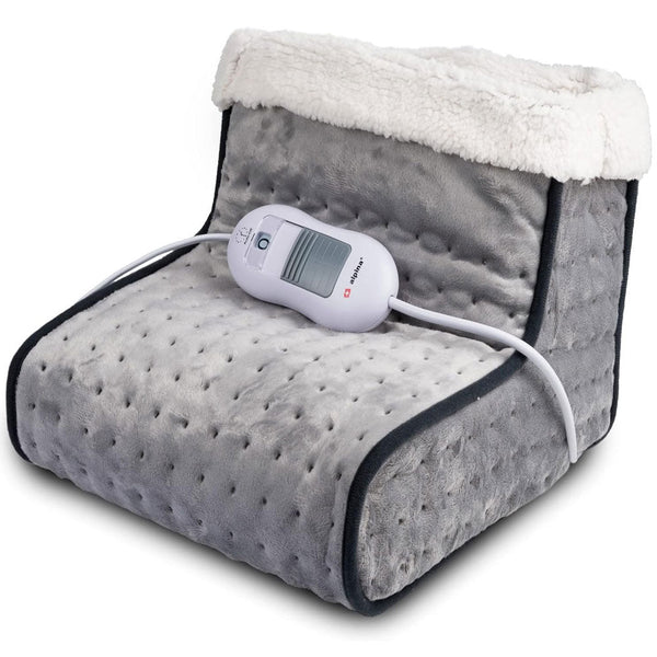 sconto Scalda Piedi Elettrico Ciabattona Scaldapiedi Termico 100W Casa Ufficio Grigio Alpina