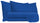 Set Lenzuola Matrimoniale Sopra Sotto e Federe Tinta Unita Blu Royal