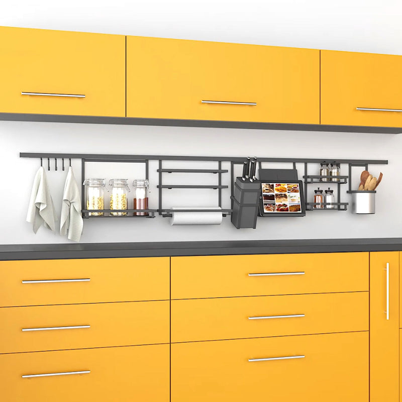 Ceppo Portacoltelli da Cucina da Appendere in Acciaio Emuca Grigio antracite