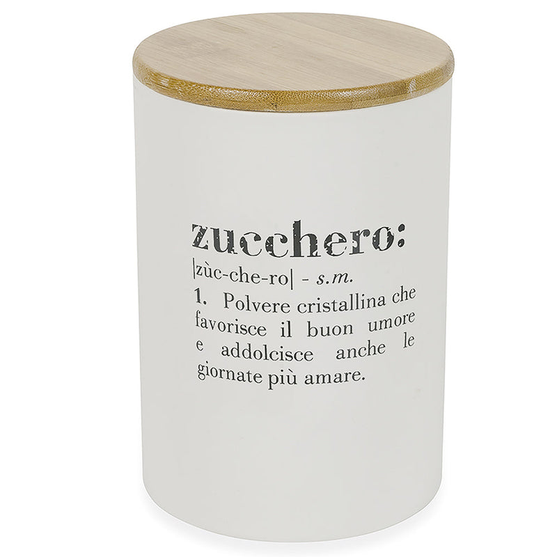 Set 3 Barattoli Sale Zucchero e Caffè 750 ml in Ceramica VdE Tivoli 1996 