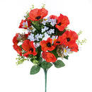 Set 2 Bouquet Artificiale Papaveri Artificiale/daisy X 14 44 cm 