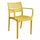Poltrona Eveline 58,5x55,2x84 cm  in Polipropilene Giallo