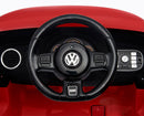 Macchina Elettrica per Bambini 12V con Licenza Volkswagen Maggiolino Rossa