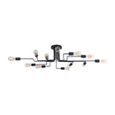 Plafoniera Loft in Metallo Gilbert Nero