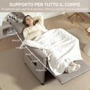Poltrona Reclinabile Elettrica con Telecomando 80x83x104 cm in Tessuto Effetto Velluto Marrone   