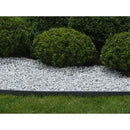 Bordo Flessibile da Giardino Verdemax Effetto Roccia 5 m x 12 cm in PP Grigio      