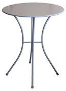 Tavolino da Giardino Ø60x72 cm in Acciaio Bauer Luna Tortora