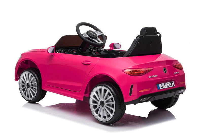 Macchina Elettrica per Bambini 12V con Licenza Mercedes CLS 350 AMG Rosa