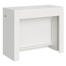 Consolle Tavolo Allungabile 90-302x42x75 cm Evolve Bianco Frassino  