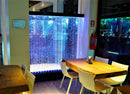 Muro d’Acqua con Bolle Verticali 180x200 cm in Plexiglas con LED Perlage Corallo Gigante