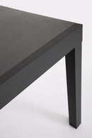 Tavolo Allungabile da Esterno 135-270x90x75h cm in Alluminio Cliv Antracite  