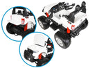 Macchina Elettrica per Bambini 2 posti Fuoristrada 24V con Licenza Ford Monster Truck 4x4 Bianca
