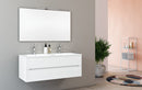 Mobile Bagno Sospeso 121cm TFT Swing Bianco Cromato