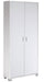 Armadio 2 Ante 83x190x29 cm Bianco Fiammato