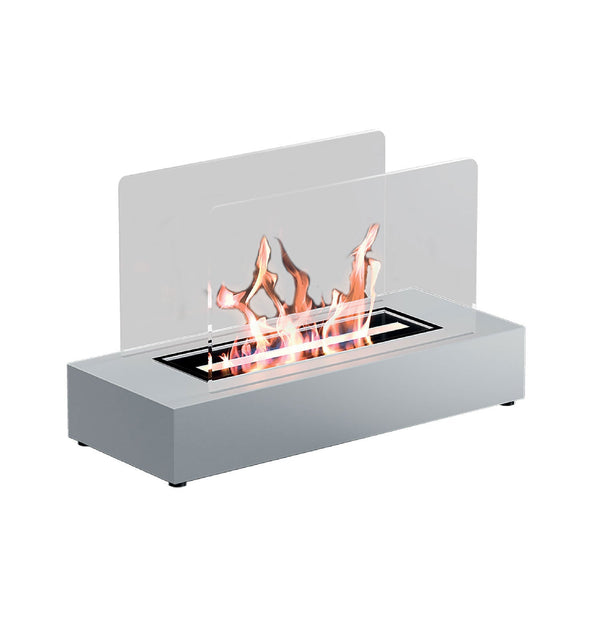 online Camino a Bioetanolo da Tavolo 40x16,5x24 cm 1500W 1L Cremona Bianco
