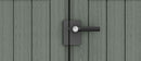 Casetta da Giardino Porta Attrezzi 190x183x221 cmin Evotech+ Keter Darwin 6x6 Verde