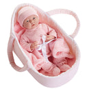 Bambola Bebè Neonato in Culla 39cm JC Toys