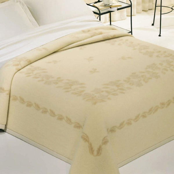 online Coperta Pura Lana Matrimoniale 450gr Cober Luciana Beige