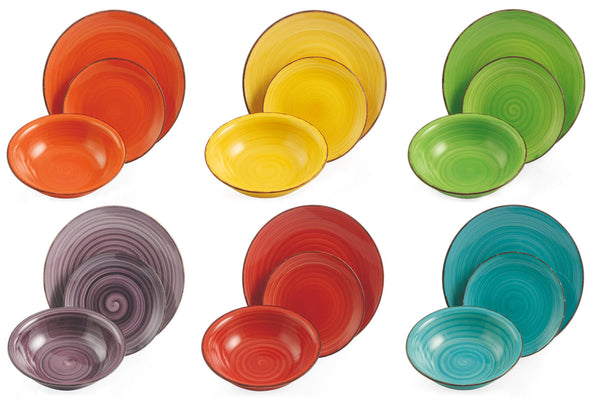 Servizio Piatti 18 Pezzi in Gres Villa d'Este Home Tivoli Baita Multicolor acquista