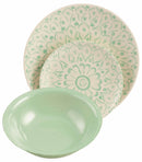 Servizio Piatti 18 Pezzi in Hard Dolomite Villa d'Este Home Tivoli Cala Blanca Multicolor