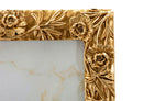 Cornice Poppy 19,8x2x25 cm in Resina e Vetro Oro      