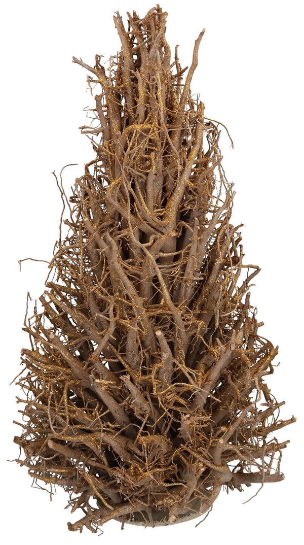 prezzo Albero di Natale in Legno Ø43x70 cm Oro