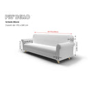 Copridivano 1, 2 E 3 Posti Elasticizzato in Tessuto Blu Elettrico