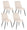 Set 4 Sedie 48x62x84 cm Cora in Tessuto Nero e Beige